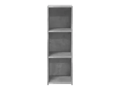 Aparador buffet cómoda armario unidad de almacenamiento organizador cocina salón salón 30 x 41 x 93 cm madera contrachapada gris 02_0031862