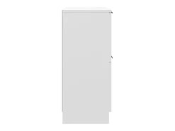Aparador buffet cómoda armario mueble organizador cocina salón salón 30 x 30 x 70 cm madera contrachapada blanco 02_0030220
