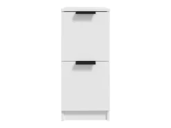 Aparador buffet cómoda armario mueble organizador cocina salón salón 30 x 30 x 70 cm madera contrachapada blanco 02_0030220