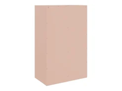 Aparador Buffet Cómoda Armario Unidad de Almacenamiento Organizador Cocina Salón Salón 67 x 39 x 107 cm Acero Rosa 02_0036203