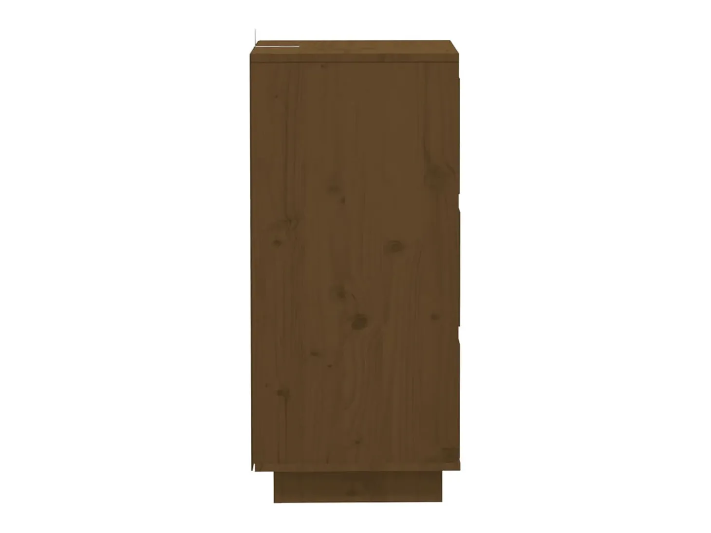 Aparador buffet cómoda armario unidad de almacenamiento organizador cocina salón salón juego de 2 32 x 34 x 75 cm madera maciza de pino marrón 02_0036885