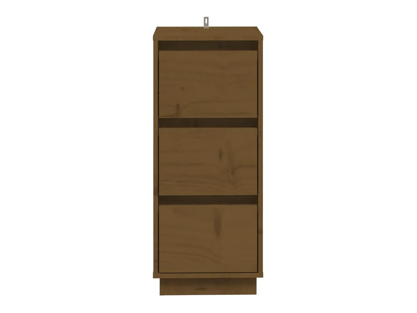 Aparador buffet cómoda armario unidad de almacenamiento organizador cocina salón salón juego de 2 32 x 34 x 75 cm madera maciza de pino marrón 02_0036885