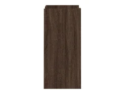 Aparador buffet cómoda armario unidad de almacenamiento organizador cocina salón salón 45 x 35 x 75 cm madera contrachapada marrón 02_0031260