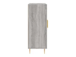 Aparador buffet cómoda armario unidad de almacenamiento organizador cocina salón salonsonoma 69,5 x 34 x 90 cm madera contrachapada gris 02_0036456