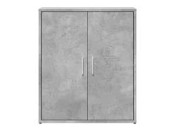 Aparador buffet cómoda armario mueble organizador cocina salón salón juego de 2 60 x 31 x 70 cm madera contrachapada gris 02_0036856