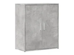 Aparador buffet cómoda armario mueble organizador cocina salón salón juego de 2 60 x 31 x 70 cm madera contrachapada gris 02_0036856