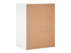 Aparador buffet cómoda armario mueble organizador cocina salón salón juego de 2 60 x 39 x 80 cm blanco madera contrachapada 02_0036683