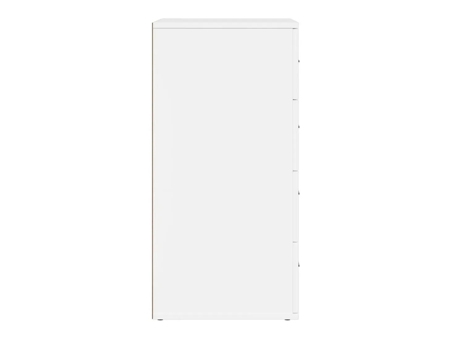 Aparador buffet cómoda armario mueble organizador cocina salón salón juego de 2 60 x 39 x 80 cm blanco madera contrachapada 02_0036683