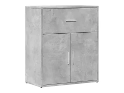 Aparador buffet cómoda armario mueble organizador cocina salón salón juego de 2 60 x 31 x 70 cm madera contrachapada gris 02_0036857