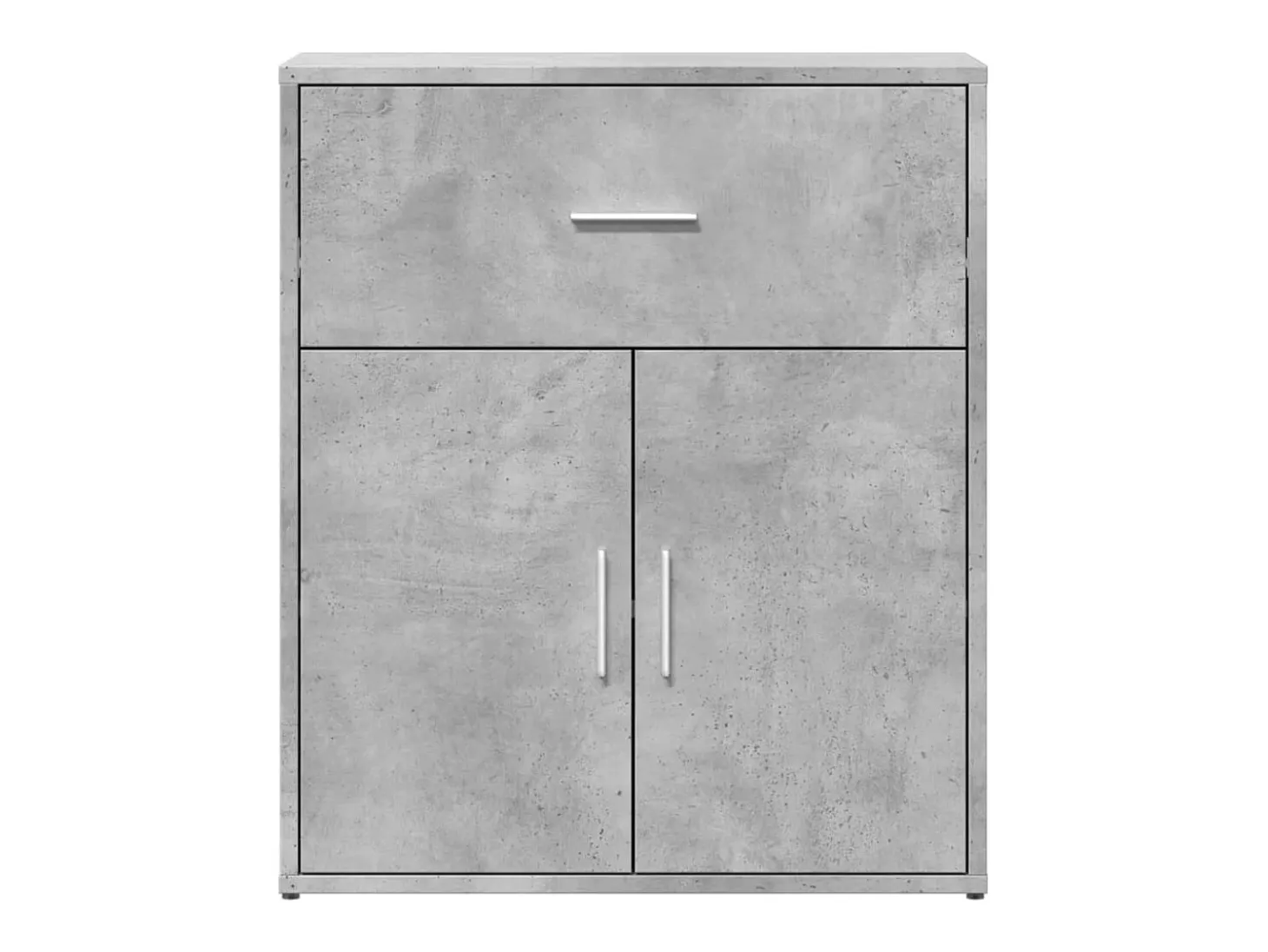 Aparador buffet cómoda armario mueble organizador cocina salón salón juego de 2 60 x 31 x 70 cm madera contrachapada gris 02_0036857