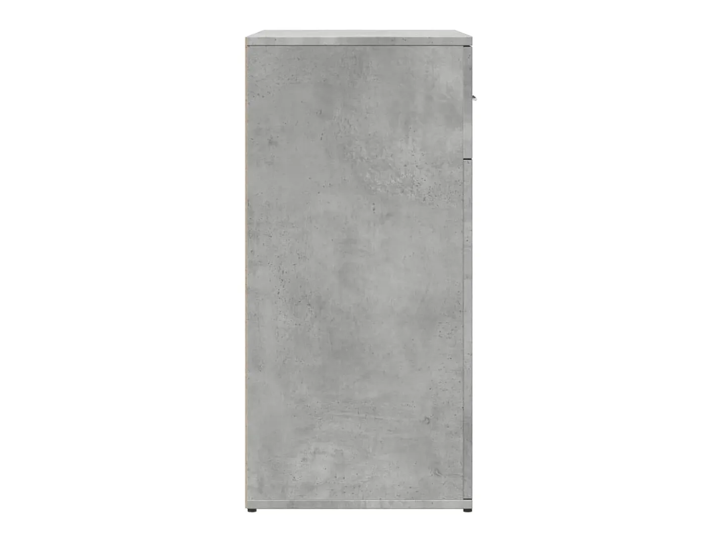 Aparador buffet cómoda armario unidad de almacenamiento organizador cocina salón salón juego de 2 79 x 38 x 80 cm madera contrachapada gris 02_0036868