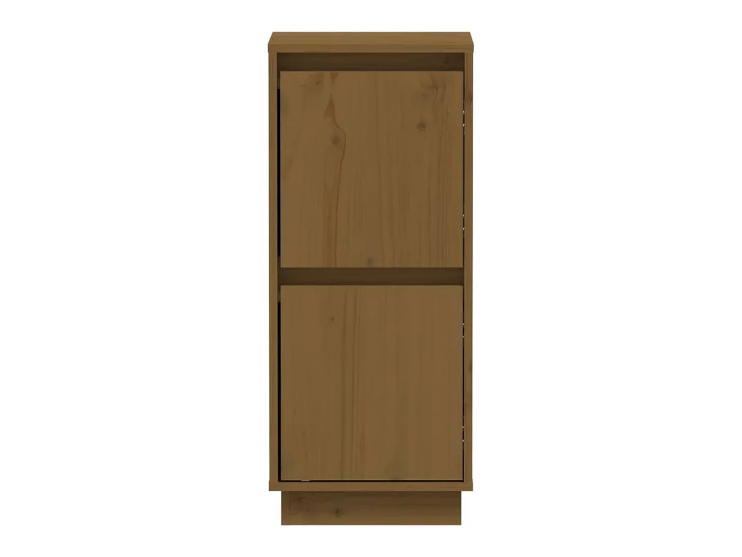 Aparador buffet cómoda armario mueble organizador cocina salón salón juego de 2 31,5 x 34 x 75 cm madera maciza de pino marrón 02_0036883