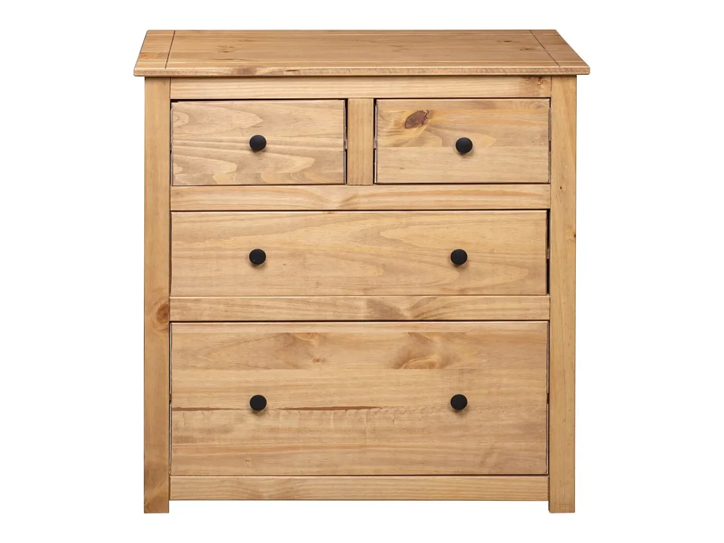 Aparador buffet cómoda armario unidad de almacenamiento organizador cocina salón salón 80 x 40 x 83 cm Pino gama Panamá marrón 02_0029659