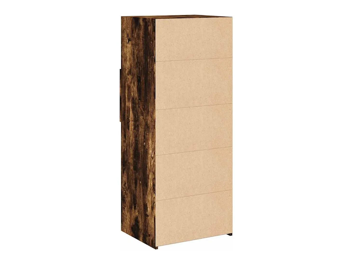 Aparador buffet cómoda armario mueble organizador cocina salón salón alto 50 x 42,5 x 124 cm madera contrachapada marrón 02_0033366