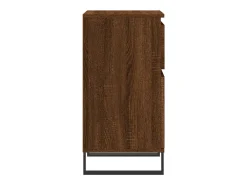 Aparador buffet cómoda armario mueble organizador cocina salón salón juego de 2 40 x 35 x 70 cm madera contrachapada marrón 02_0036768