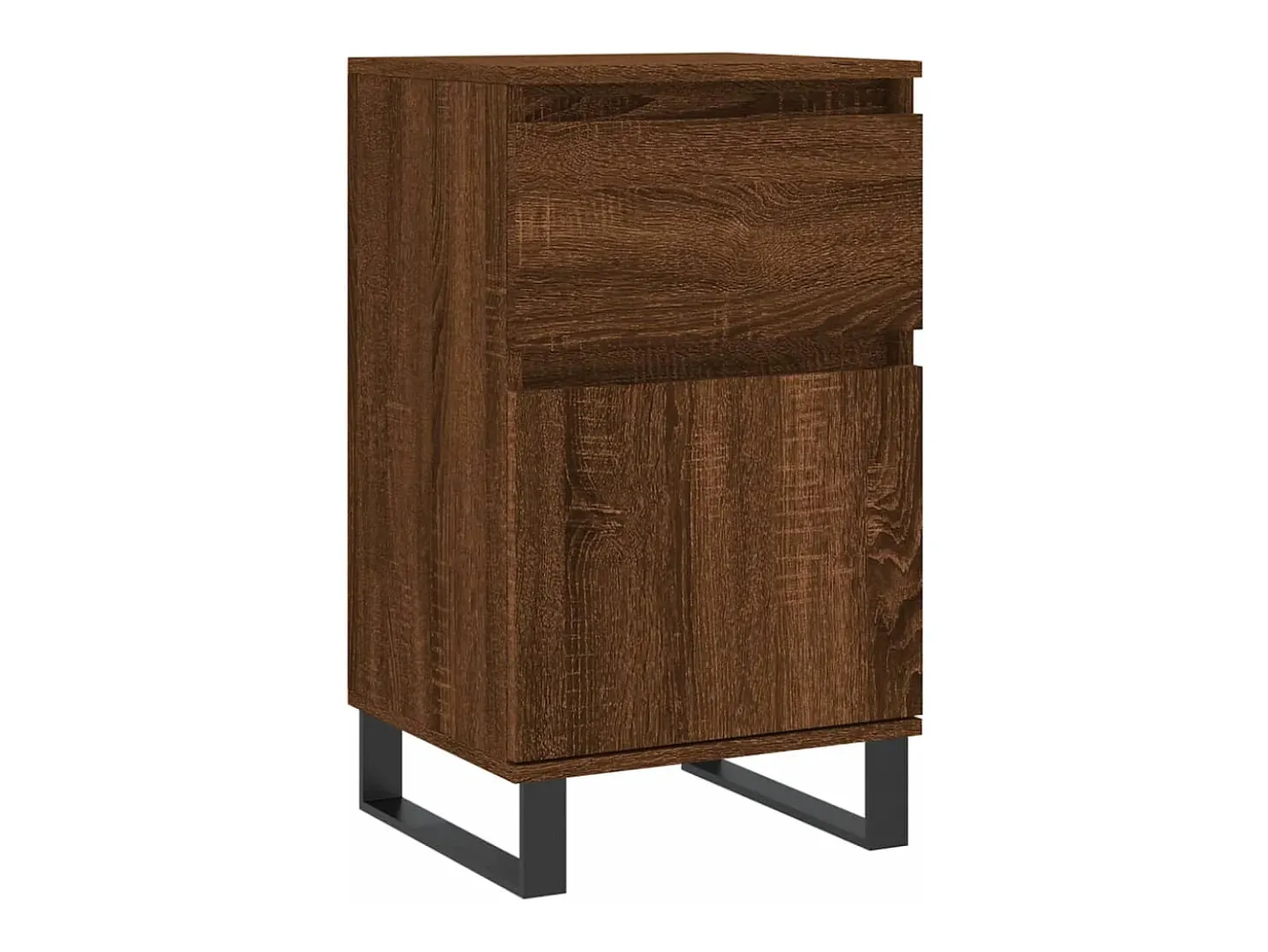 Aparador buffet cómoda armario mueble organizador cocina salón salón juego de 2 40 x 35 x 70 cm madera contrachapada marrón 02_0036768