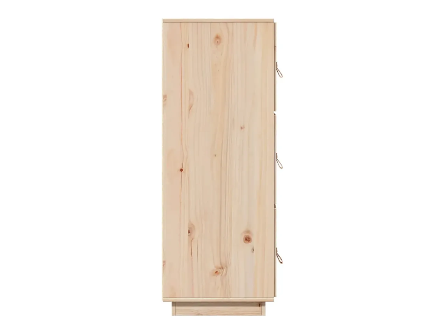 Aparador buffet cómoda armario mueble organizador cocina salón salón alto 34 x 40 x 108,5 cm madera maciza de pino marrón 02_0032185
