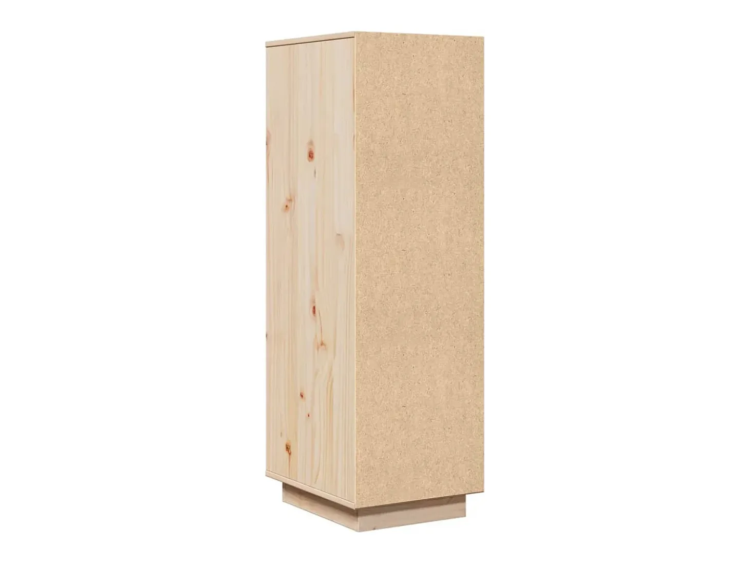 Aparador buffet cómoda armario mueble organizador cocina salón salón alto 34 x 40 x 108,5 cm madera maciza de pino marrón 02_0032185