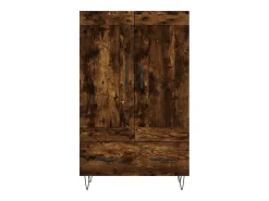 Aparador buffet cómoda armario mueble organizador cocina salón salón alto 69,5 x 31 x 115 cm madera contrachapada marrón 02_0033398