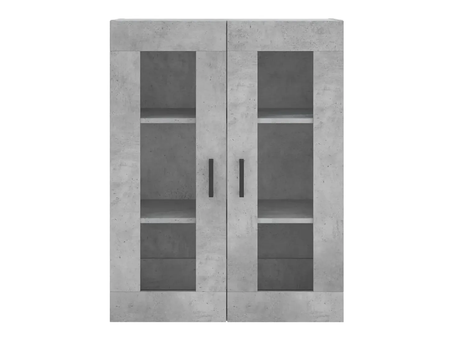 Aparador buffet cómoda armario mueble organizador cocina salón salón alto 69,5 x 34 x 180 cm madera contrachapada gris 02_0034691