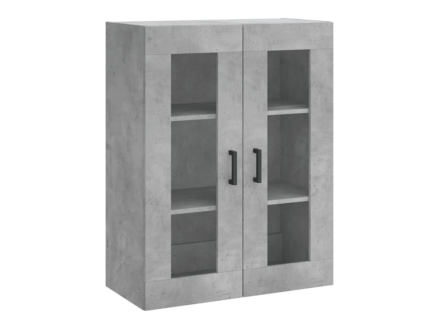 Aparador buffet cómoda armario mueble organizador cocina salón salón alto 69,5 x 34 x 180 cm madera contrachapada gris 02_0034691