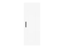 Aparador buffet cómoda armario mueble organizador cocina salón salón alto 34,5 x 34 x 180 cm madera contrachapada blanco 02_0032348
