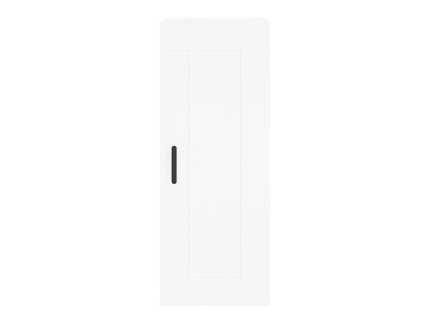 Aparador buffet cómoda armario mueble organizador cocina salón salón alto 34,5 x 34 x 180 cm madera contrachapada blanco 02_0032348