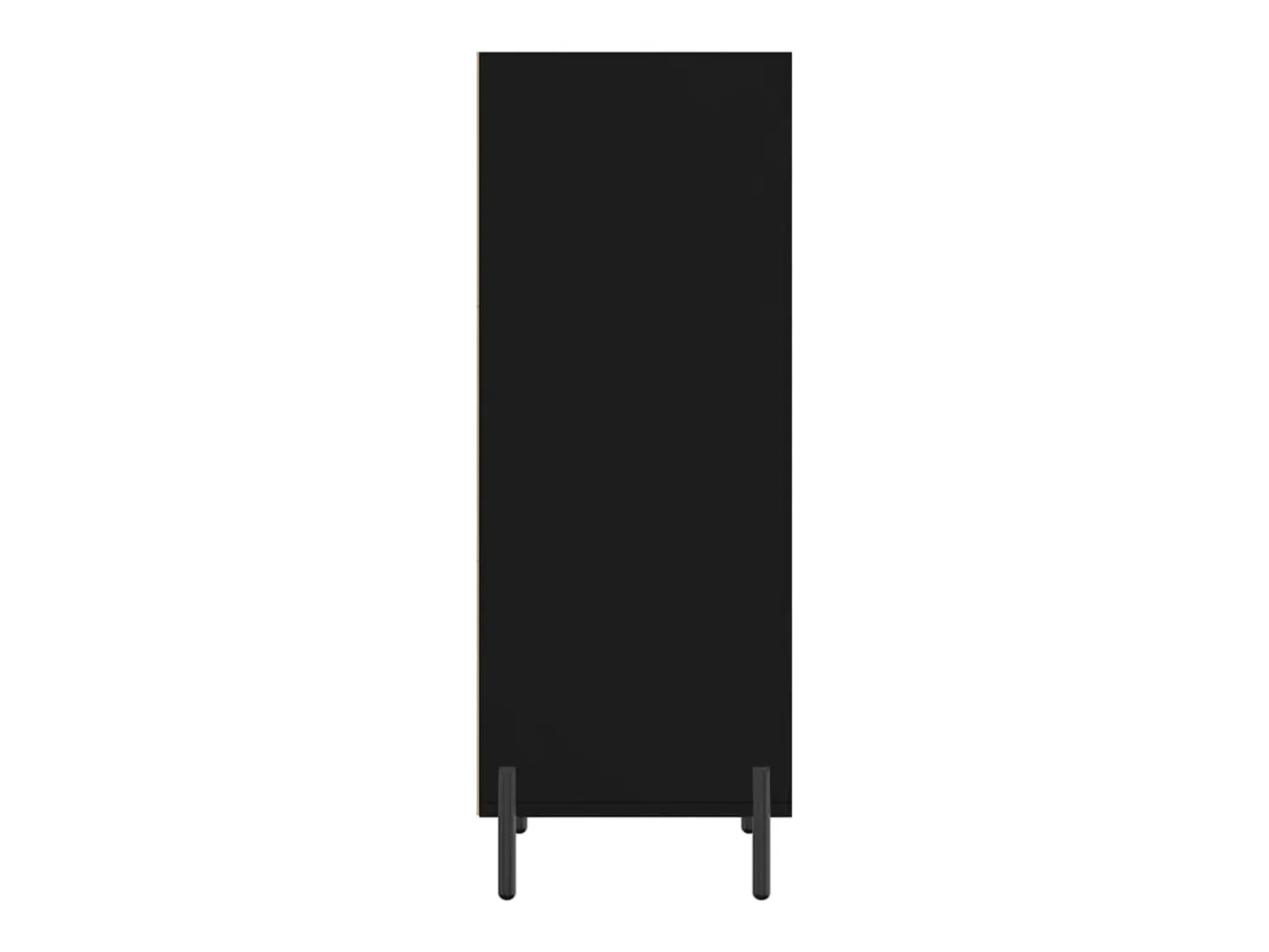 Aparador buffet cómoda armario mueble organizador cocina salón salón 34,5 x 32,5 x 90 cm madera contrachapada negra 02_0035870