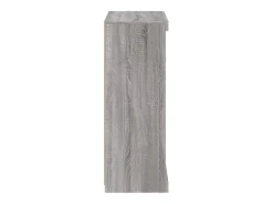Aparador buffet cómoda armario mueble organizador cocina salón salón con luces LED Sonoma 60,5 x 37 x 100 cm gris 02_0030077