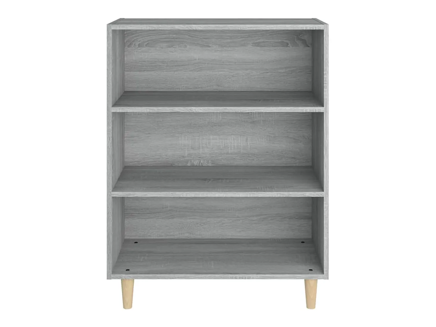 Aparador buffet cómoda armario unidad de almacenamiento organizador cocina salón salonsonoma 69,5 x 32,5 x 90 cm madera contrachapada gris 02_0036427