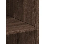 Aparador buffet cómoda armario mueble organizador cocina salón salón alto 70 x 41 x 185 cm madera contrachapada marrón 02_0033923