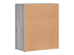 Aparador buffet cómoda armario unidad de almacenamiento organizador cocina salón salón juego de 2 sonoma 60 x 31 x 70 cm madera contrachapada gris 02_0036957