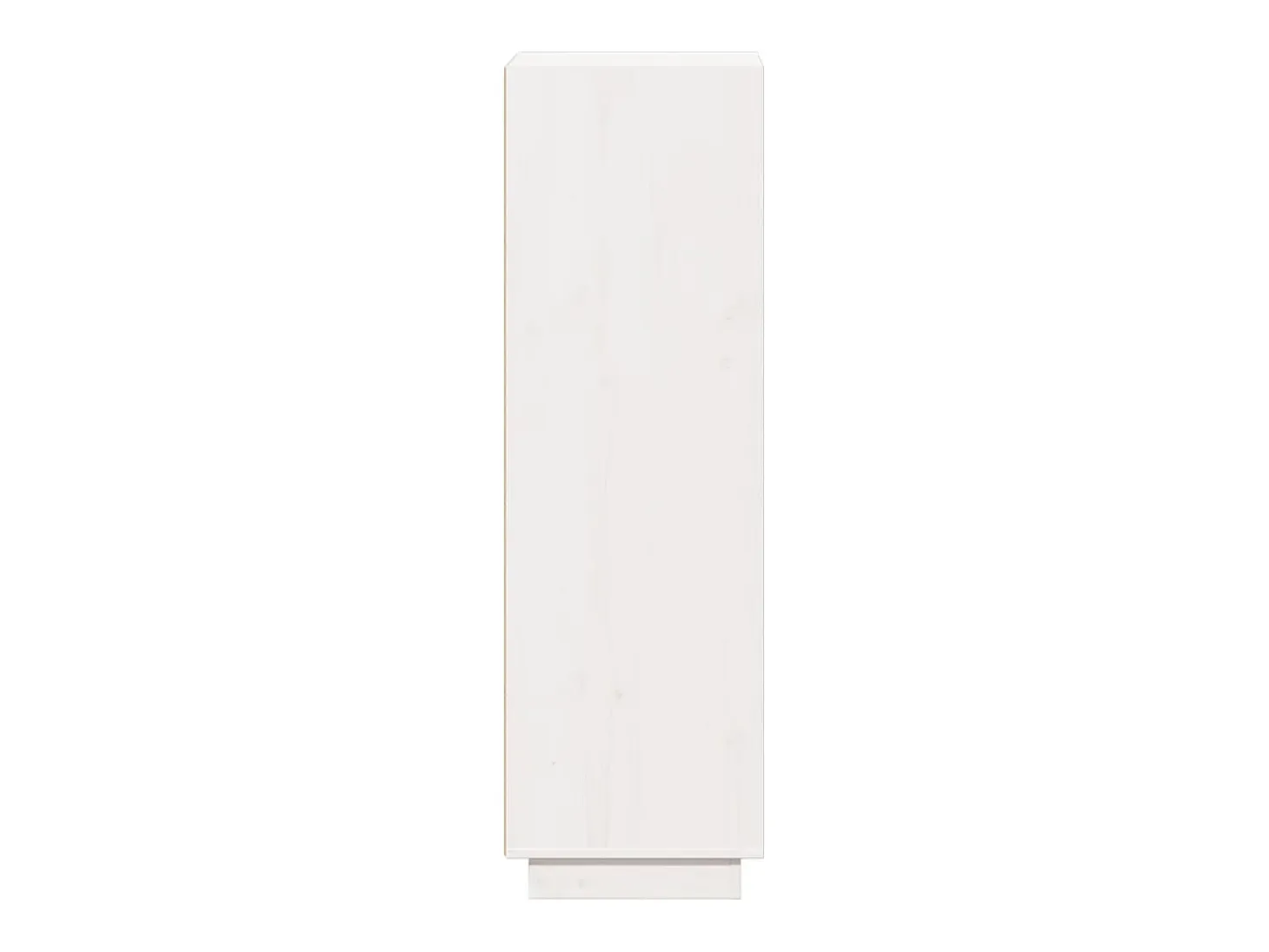 Aparador buffet cómoda armario mueble organizador cocina salón salón alto 37 x 34 x 110 cm madera maciza de pino blanco 02_0032441