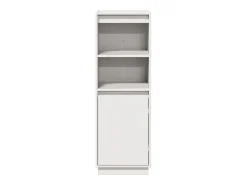 Aparador buffet cómoda armario mueble organizador cocina salón salón alto 37 x 34 x 110 cm madera maciza de pino blanco 02_0032441