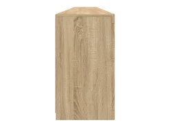 Aparador buffet cómoda armario mueble organizador cocina salón salón con luces LED sonoma 283 x 37 x 67 cm marrón 02_0029957