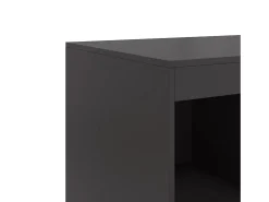 Aparador buffet cómoda armario mueble organizador cocina salón salón alto 67 x 39 x 95 cm acero negro 02_0034954