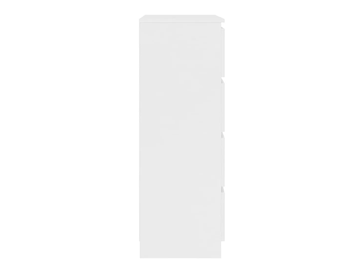 Aparador buffet cómoda armario mueble organizador cocina salón salón 60 x 35 x 98,5 cm madera contrachapada blanco 02_0030374