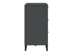 Aparador buffet cómoda armario mueble organizador cocina salón salón 80 x 40 x 80 cm madera contrachapada antracita 02_0036626
