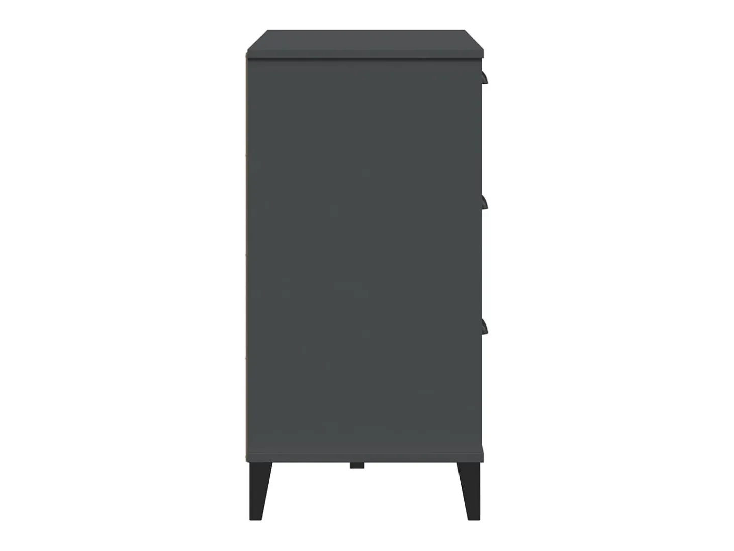 Aparador buffet cómoda armario mueble organizador cocina salón salón 80 x 40 x 80 cm madera contrachapada antracita 02_0036626