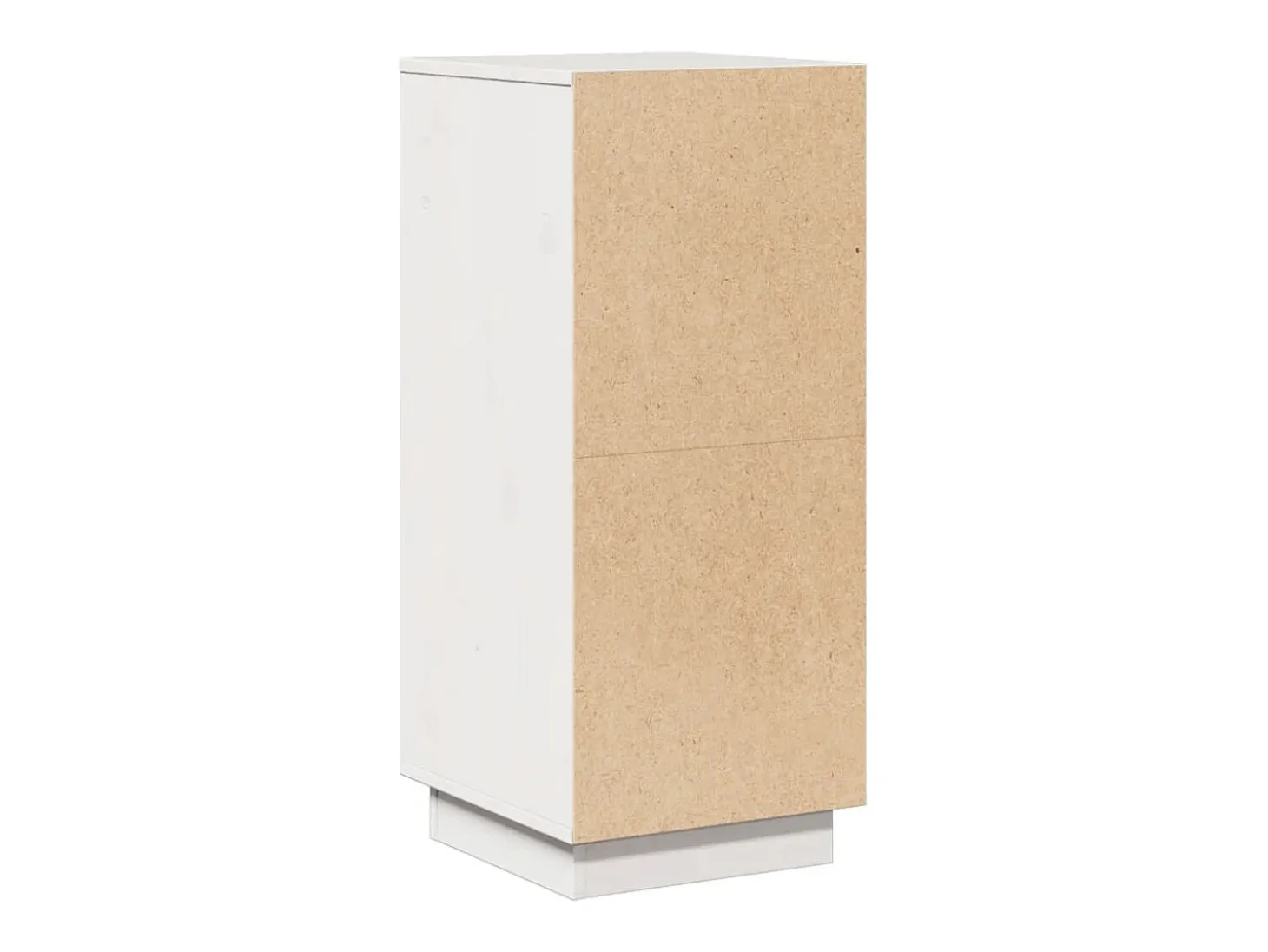 Aparador buffet cómoda armario mueble organizador cocina salón salón juego de 2 31,5 x 34 x 75 cm madera maciza de pino blanco 02_0036653