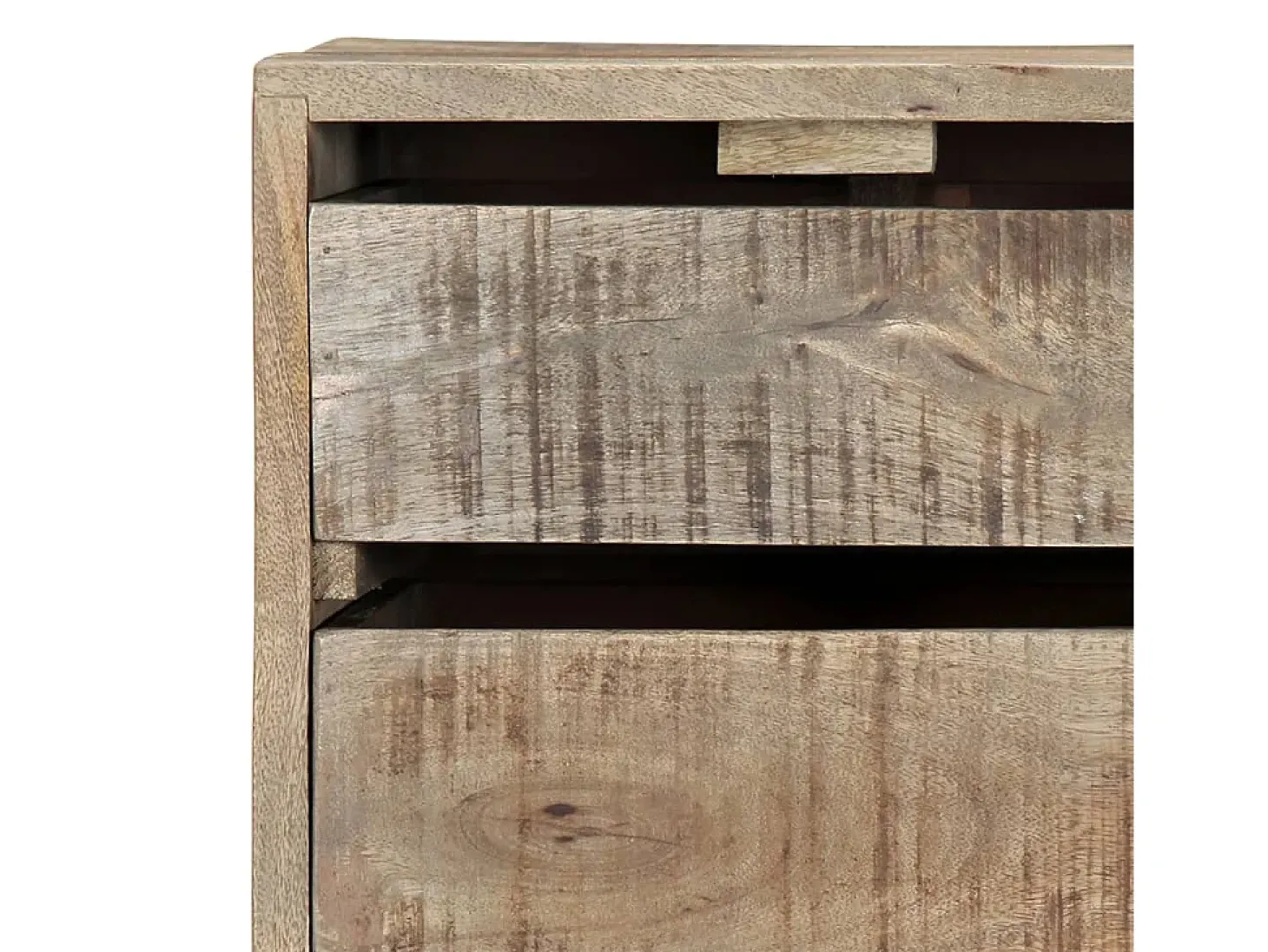 Aparador buffet cómoda armario mueble organizador cocina salón salón 140 x 30 x 60 cm madera maciza de mango marrón 02_0029548