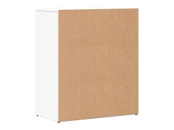 Aparador buffet cómoda armario mueble organizador cocina salón salón juego de 2 60 x 31 x 70 cm madera contrachapada blanca 02_0036673