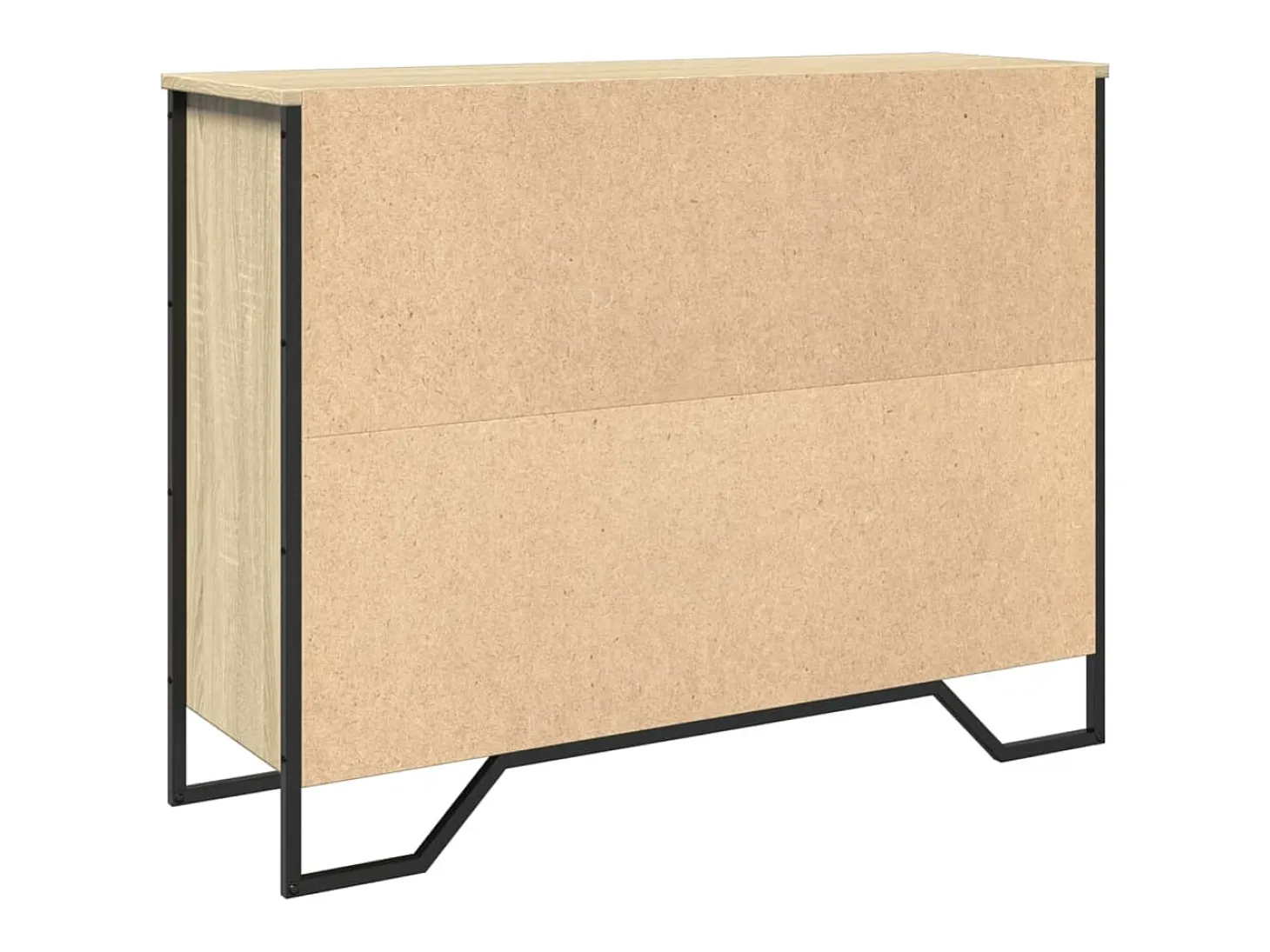 Aparador buffet cómoda armario unidad de almacenamiento organizador cocina salón salón Sonoma 97 x 32,5 x 74,5 cm madera contrachapada marrón 02_0031742