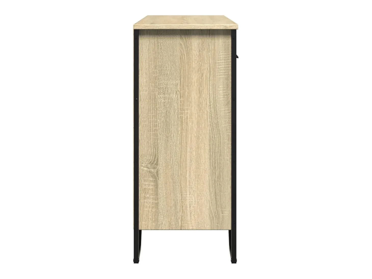 Aparador buffet cómoda armario unidad de almacenamiento organizador cocina salón salón Sonoma 97 x 32,5 x 74,5 cm madera contrachapada marrón 02_0031742