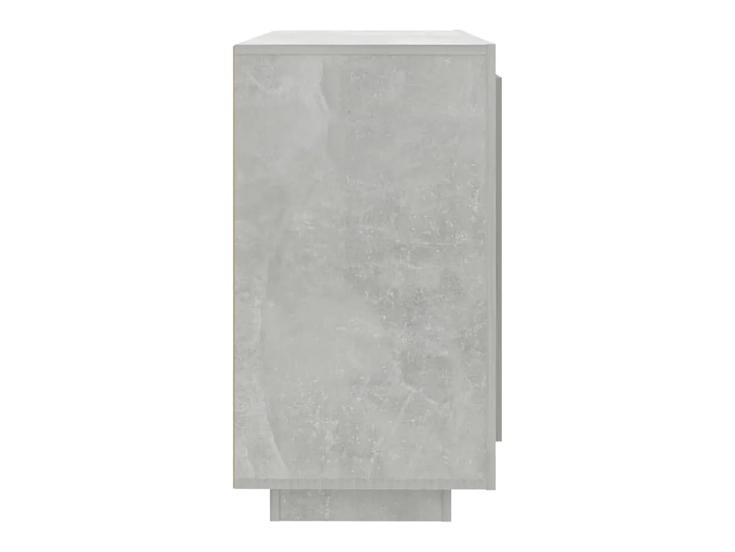 Aparador buffet cómoda armario unidad de almacenamiento organizador cocina salón salón 80 x 40 x 75 cm madera contrachapada gris 02_0032107