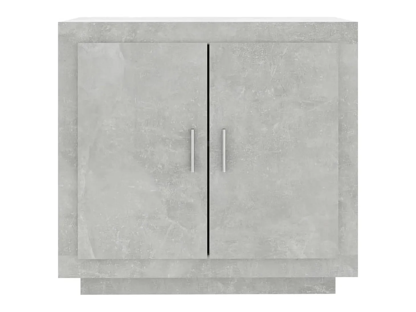 Aparador buffet cómoda armario unidad de almacenamiento organizador cocina salón salón 80 x 40 x 75 cm madera contrachapada gris 02_0032107