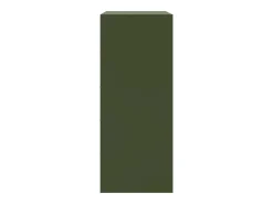 Aparador buffet cómoda armario mueble organizador cocina salón salón oliva 67 x 39 x 95 cm verde acero 02_0036584