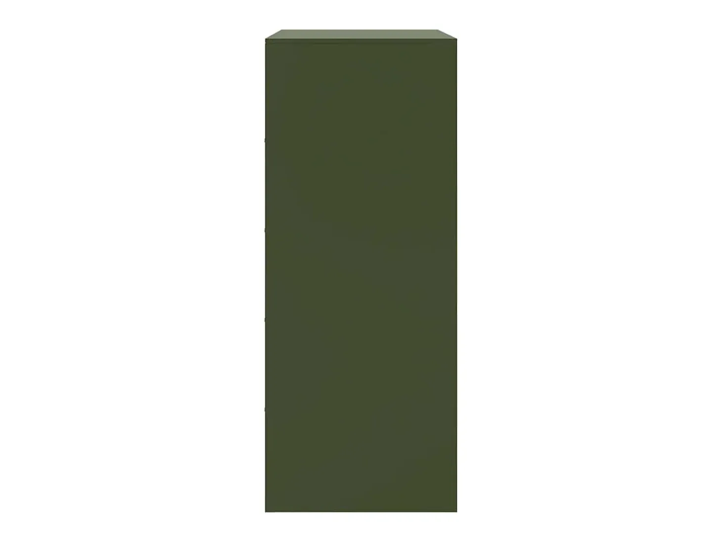 Aparador buffet cómoda armario mueble organizador cocina salón salón oliva 67 x 39 x 95 cm verde acero 02_0036584