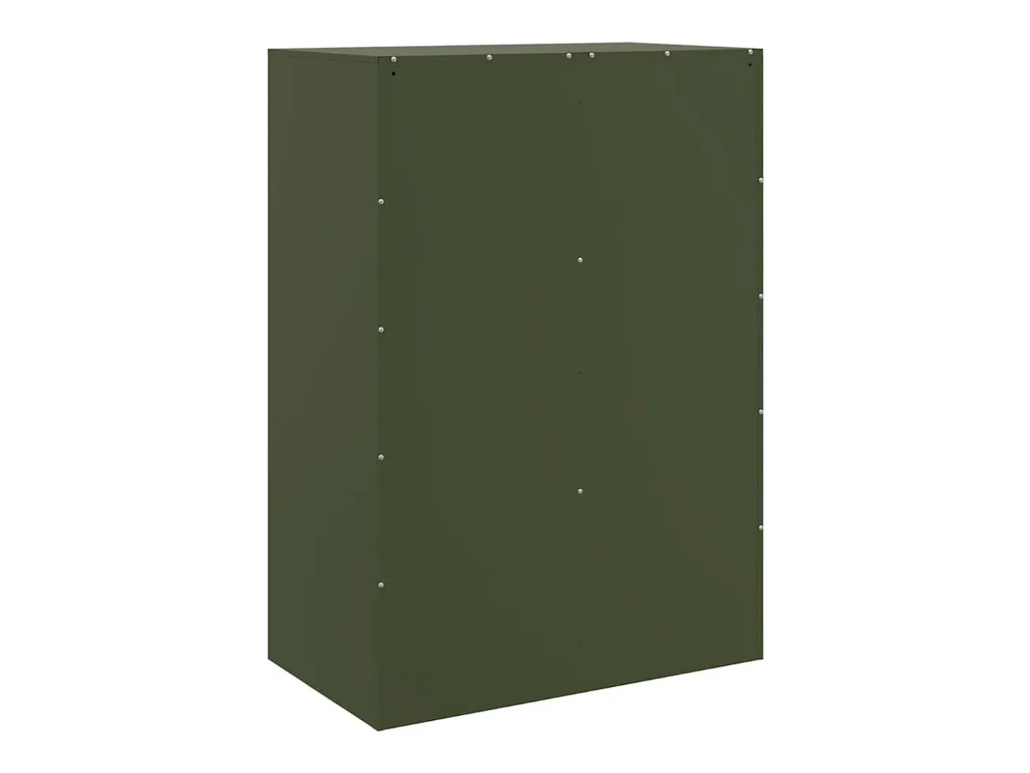 Aparador buffet cómoda armario mueble organizador cocina salón salón oliva 67 x 39 x 95 cm verde acero 02_0036584