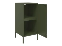 Aparador buffet cómoda armario mueble organizador cocina salón salón juego de 2 oliva 36 x 39 x 79 cm verde acero 02_0036983